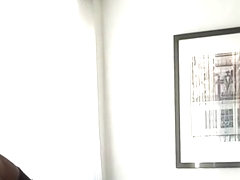 Asian milf wife: Focus on big tits, long nipples, leggings