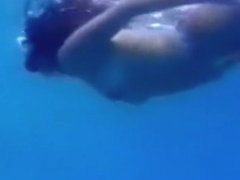 Josie underwater
