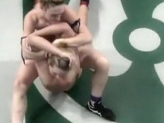 Girls wrestling, winner gets the pussy
