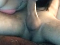 Skinny Brunette Babe Loves