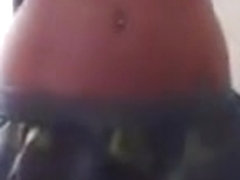 russian girl rubbing boyfriends dick on periscope