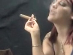 Awesome Smoking Chick Ready For Sex