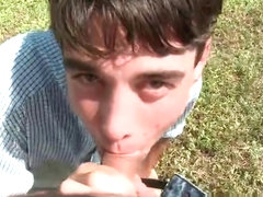 Cute Twink Enjoys Outdoor Gay Sex part6