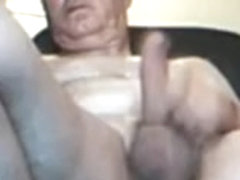 Caught daddy wanking on cam