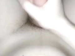 Teen jerking off when parents fuck at the next room