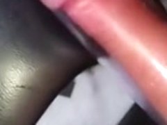 Pumping my big uncut cok