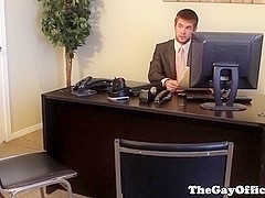 Office boss rides as###tants thick cock