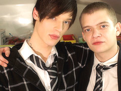 School Boys Pumping Cream Together - Owen Jackson & Lewis Romeo - TXXXMStudios