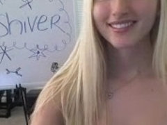 Cute Blonde Teen Masturbation