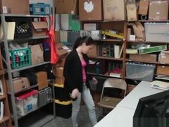 Shoplifter Gets Busted And Needs To Repay Her Debt