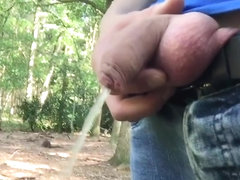 It's horny to piss in public - piss compilation