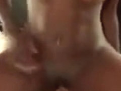 SDRUWS2 - BEAUTIFUL EBONY BABE RIDING WHITE HUGE COCK