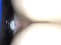 Snowbunny creaming on dark jock