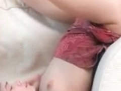 Sexy teen gets wet pussy licked in close-up