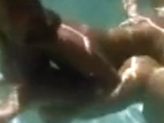 Underwater Asian in threesome