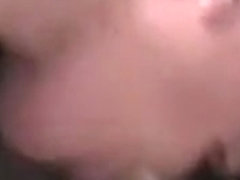 Sucking hubby's cock and swallowing his cum