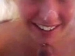 Hungry Blowjob from a Blond Stranger