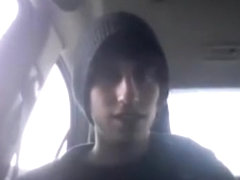 Masturbating In His Car