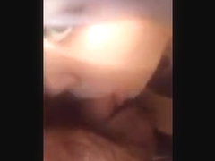 Tattoed big tits blowjob