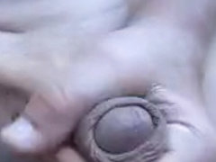 65 yrold Grandpa #11 mature penis close closeup wank uncut