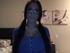 Busty Librarian in Blue
