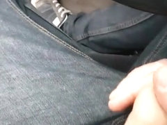 Flashing Dick in public and cum