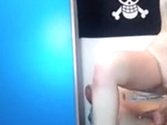 Hot couple cam show with facial