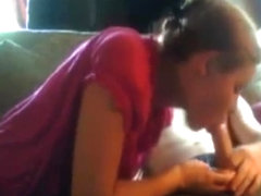 So sexy girlfriend giving a head her lover