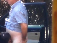 Les pillaron follando en la calle