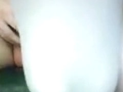 The couple in front of webcam