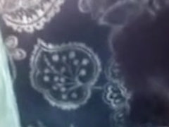 Cute dark brown gives fellatio to large rod