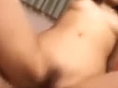 Oriental slut gets pussy streched out by this horny guy