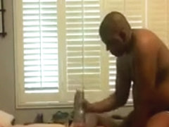 Black Bear Student Worships White Bear Cock