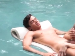 Latin twink anal sex and cumshot