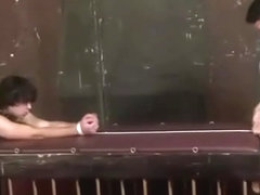 Sub in ropes gets the whip punishment