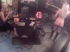 Hot sexy strippers in change room