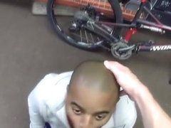 Black amateur sucking rod