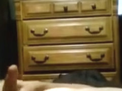 Jerking my cock until it explodes