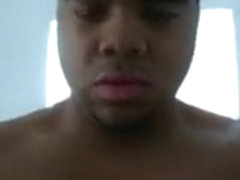 black chub stroking it