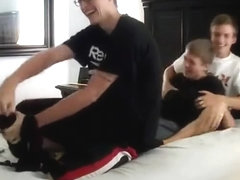 Young Boys Tickled
