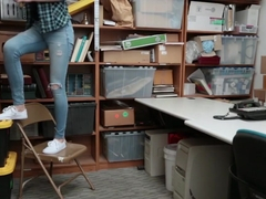 Sexy Busty Teen Suspected And Fucked By A Mall Cop