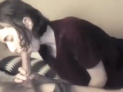 20yo girl small tits blowjob