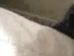 I play with cute slit of my golden-haired