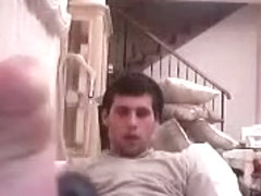 Straight guys feet on webcam #277