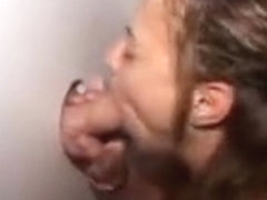 Latina Amateur Babe Sucking Dick Through Glory Hole