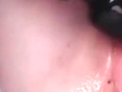 Masturbating beautiful shaved junior pussy