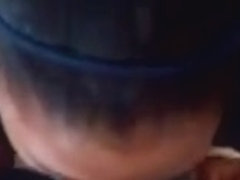 Black burb ho sucks my white cock - video 1 of 2