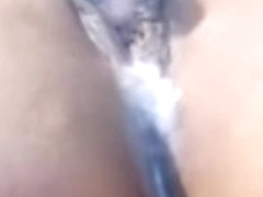 Candy big O and hard cum at skype