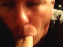 Submissive servicing me