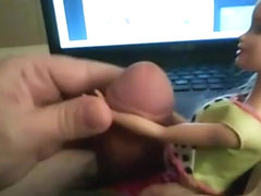 Blonde Barbie make me cum again